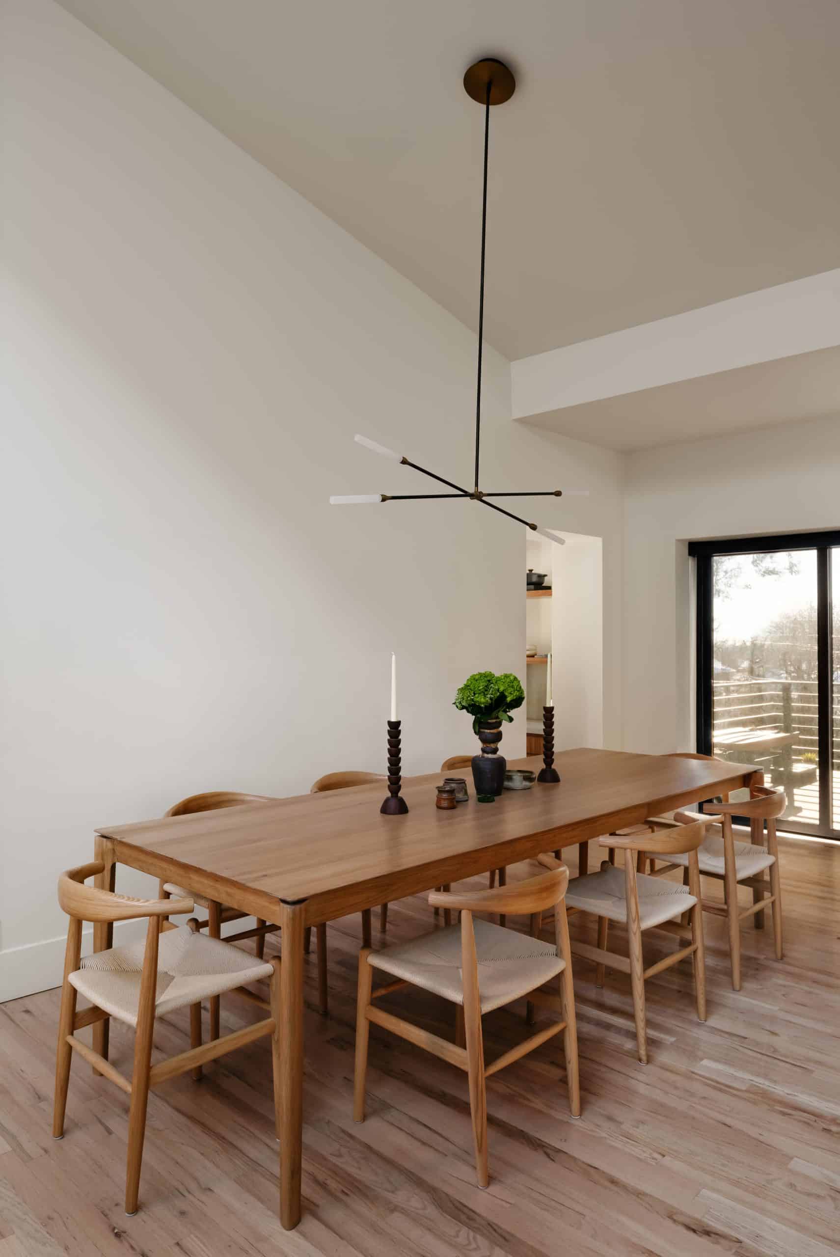 Dining area viewed from an angle