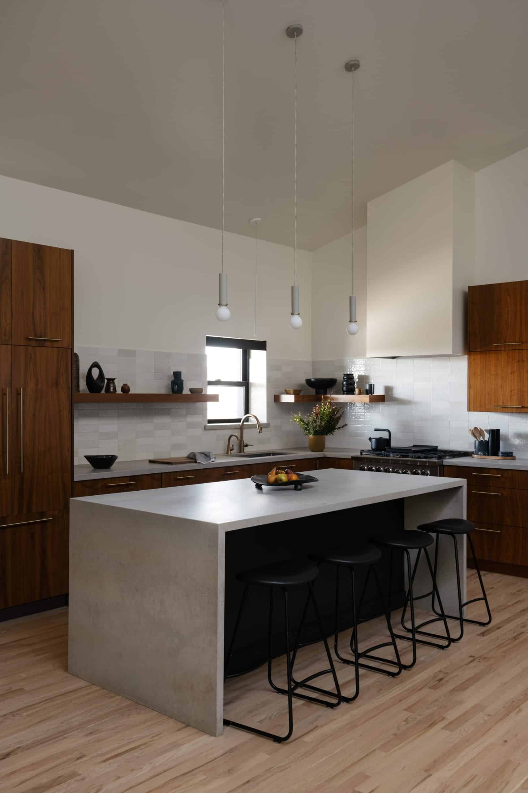 Kitchen viewed from an angle