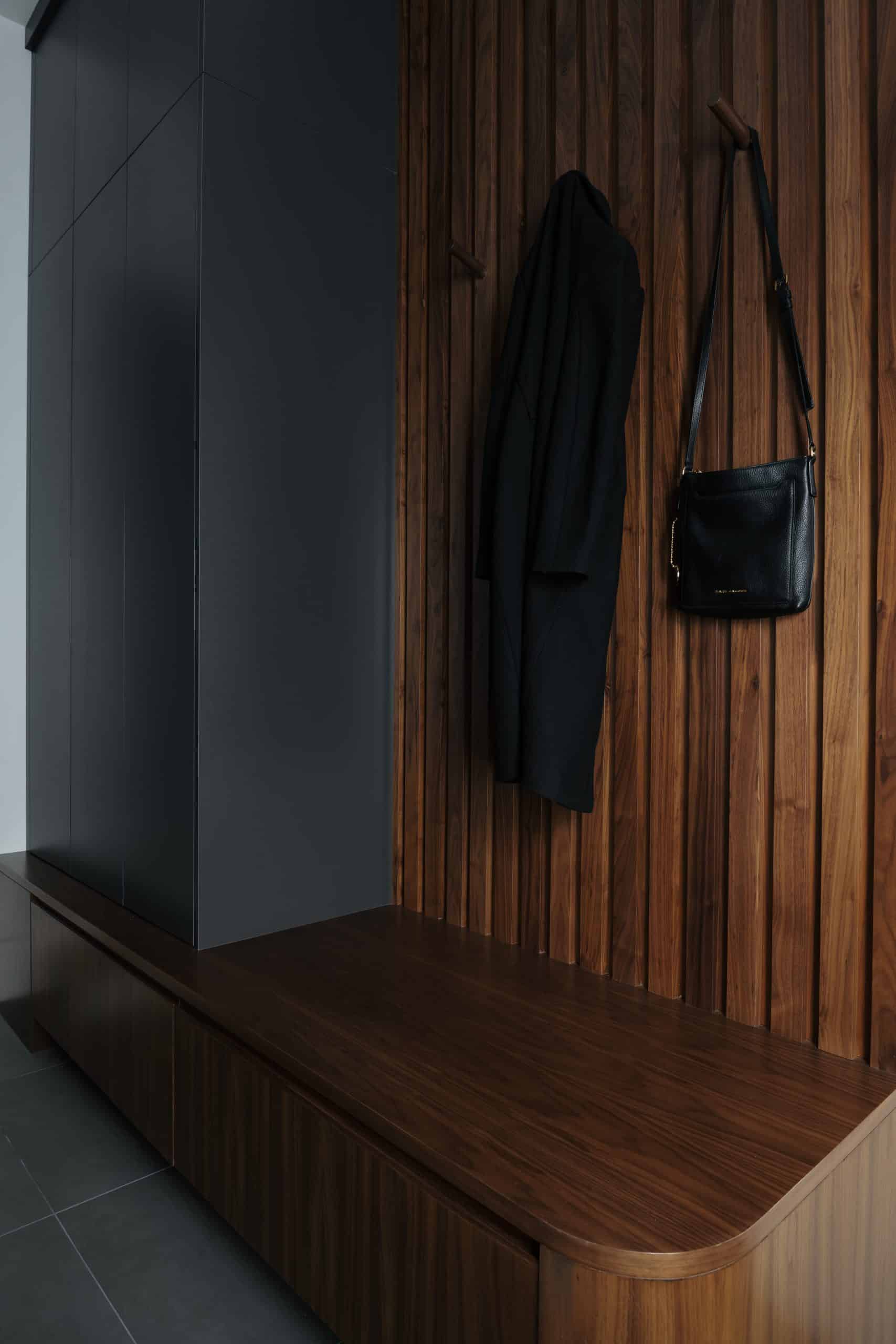 Pantry and coat closet detail