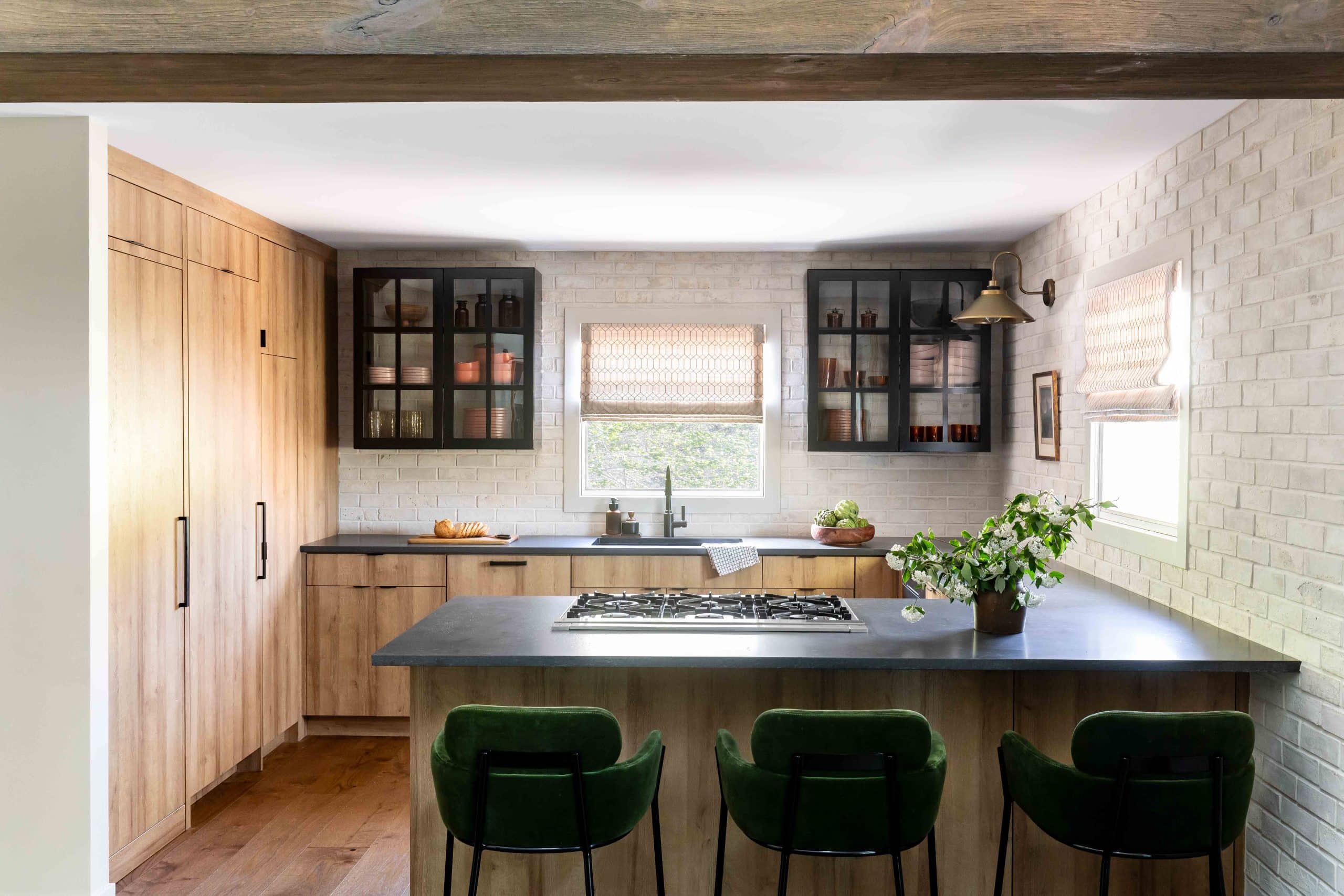 Full view of the renovated kitchen