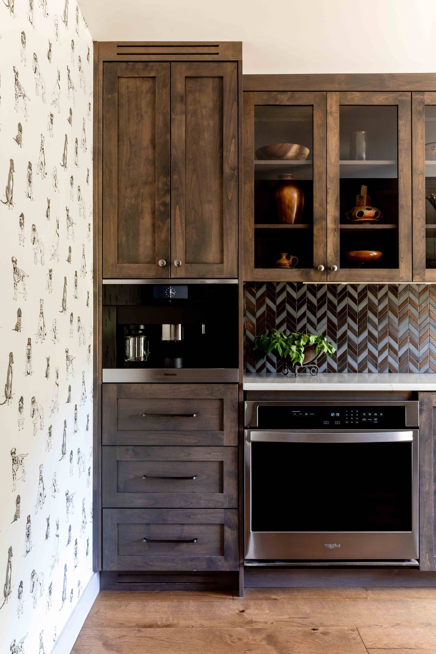 Inside the hidden pantry